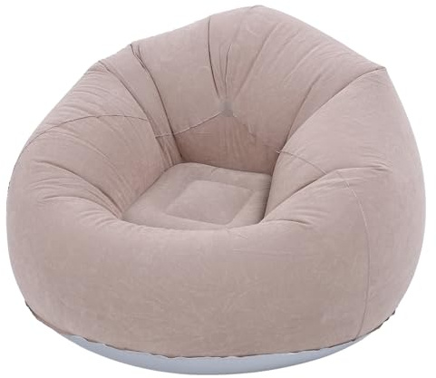 EMUKOEP Sedia Gonfiabile per Soggiorno Camera da Letto, Comoda Poltrona Gonfiabile, Divano Gonfiabile Portatile, Ideale per Rilassarsi, Facile da Gonfiare e Riporre