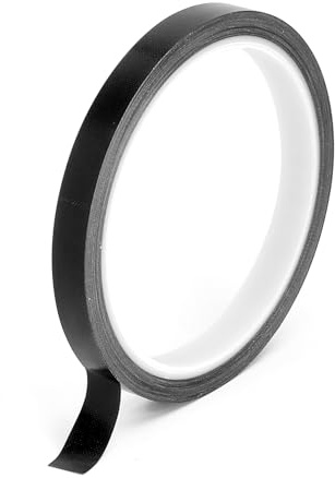 2 Pièces Ruban Teflon Autocollant Haute Température, 10mm x 10m Ruban PTFE Haute Température 0,18mm, Ruban Adhésif Antiadhésif jusqu’à 300°C pour Machine Sous Vide et Scelleuse à Impulsion, Noir