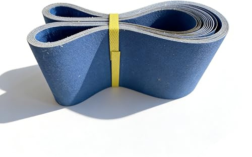 GZKTY 8 stycken slipband 150 x 1220 mm korn 60, slipband sats korn för bandslipmaskin stationär