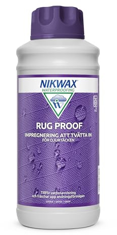 Nikwax Rug Proof, 1L – Impregneringsmedel för hästtäcken, hundtäcken och djurtäcken, bevarar materialets andningsförmåga och skyddar både utetäcken och stalltäcken