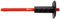 KS Tools 156.0536 Scalpello Piatto per Edilizia con Impugnatura di Protezione, 16X300 mm, Ottagonale