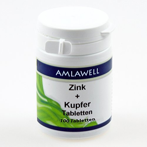 Zink + Kupfer - 100 Tabletten - hochdosiert