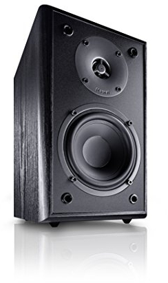 Magnat Monitor Supreme 102 I 1 Paar Regallautsprecher mit hoher Klangqualität I Passiv-Lautsprecherbox für anspruchsvollen HiFi-Sound, Schwarz