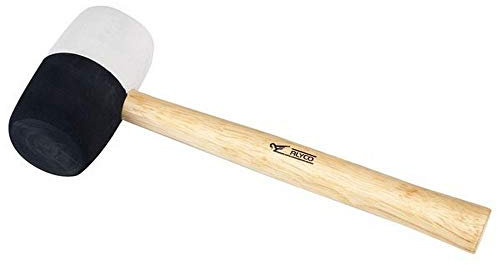 Alyco 196788 - Maza de goma combinada 685 gr mango madera 350 mm