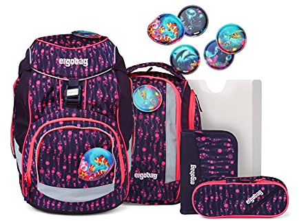 ergobag Unisex Kinder Set Bermuda Square, Bärmuda Viereck (2021), Einheitsgröße