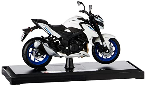 Maisto Suzuki GSX-S750 Moto moulée sous pression à l'échelle 1:18, Motifs et couleurs assorties