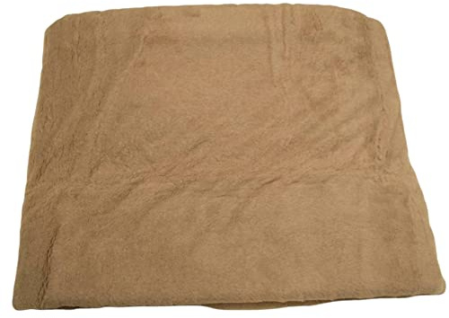 pratino - Coltrone - Manta pesada para cama de matrimonio de lana pura, 6 kg, 220 x 240 cm, color beige, doble