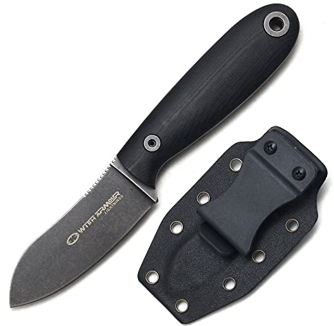 WITH ARMOUR WA-079BK-Raymond - 7.1 Zoll feststehendes Messer