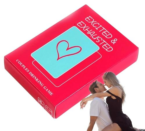 Carte di conversazione,Gioco di carte di relazione - Giochi di carte per costruire relazioni,Giochi di carte per coppie significative, Bere Verità Giochi per romanticizzare e rafforzare