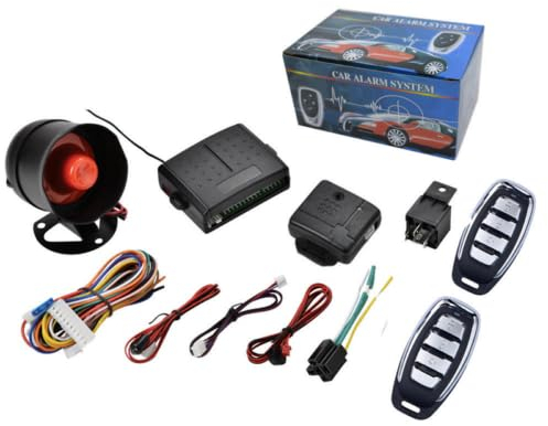 Kit Allarme Auto Antifurto Completo Universale Per Auto Camper Veicoli Macchine
