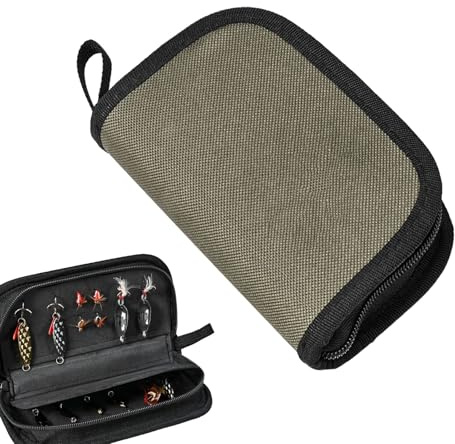 Lure påsar, fiskebetväska Fly Lure Organizer Case | Bärbar plånbok, resetillbehör, bindemedel för sötvatten och saltvatten