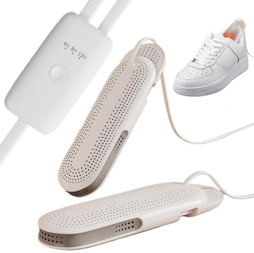 Wlikmjg Sèche-chaussures pour chaussures de sport, sèche-bottes | Séchoir à chaussures UV portable pour bottes de travail - Fonction minuterie même équipement ignifuge chauffant, élimination des