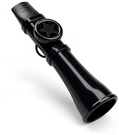 Kazoo noir, sans changement de membrane, matériau ABS, kazoo instrument