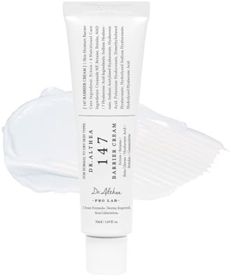 Dr.Althea 147 Barrier Cream | Daily Skin Barrier Care | Deep Hydrating with Hyaluronic Acid & Ceramides | Korean Vegan Skincare for All Skin Types | 1.69 Fl Oz (Ver.2 - Pack of 1)