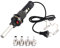 DEWIN Pistola Ad Aria Calda Portatile 450W 220V Pistola Ad Aria Calda per Stazione di Saldatura,Con Display Digitale Regolabile In Temperatura + Flusso D'Aria, per Guaina Termorestringente