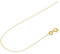 Acalee Halskette 333 Gold / 8 Karat Anker-Kette 0,8 mm eleganter Halsschmuck aus Echtgold für Damen, wunderschöne Geschenkidee, 10-1008-38 38 cm