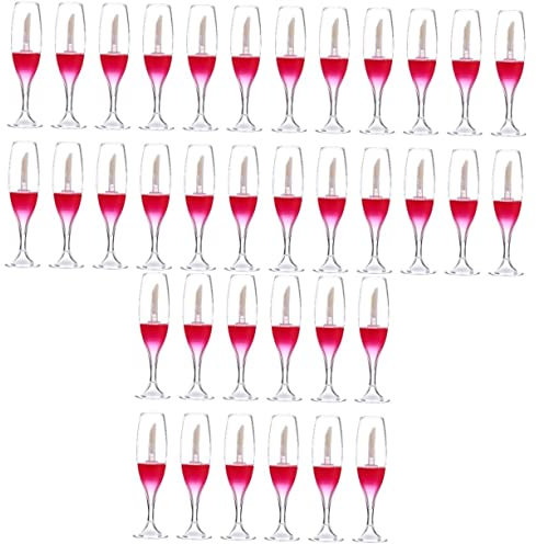 FRCOLOR 36pcs Empty Lip Gloss Tube Unique Design Wand Tubes Refillable Lip Gloss Bottle for Storage Container and Vials Use