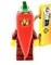 LEGO Schlüsselanhänger - Chilischoten-Mädchen - Minifigur 854234 Schlüsselanhänger mit Chili Pepper Girl