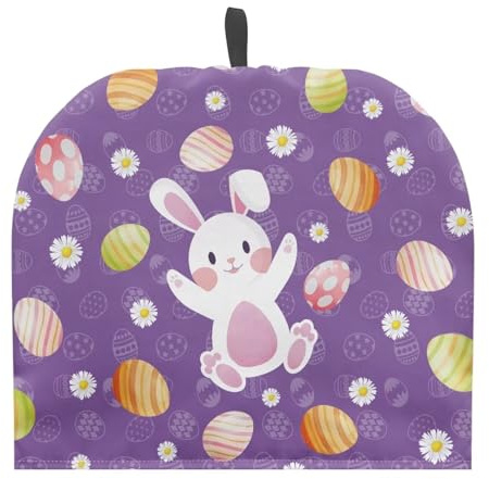 Eheartsgir Rabbit Egg Daisy Insulated Tea Cosy, Kitchen Home Tea Pot Dust Cover, Thermal Insulation & Heat Preservation Tea Cozies for Housewife, Friend, Mom Gift & Tea Party Easter Decor