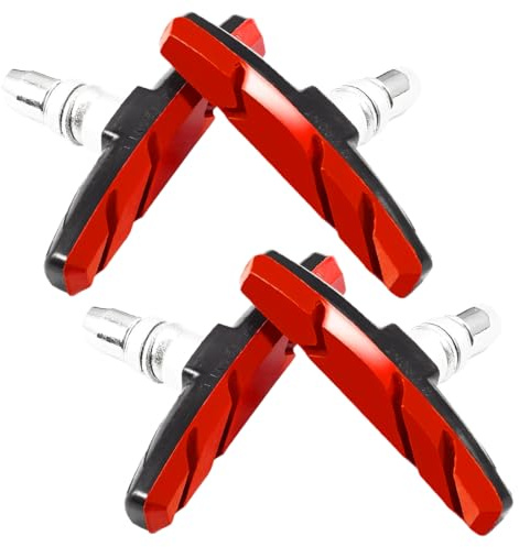 DLPRK 2 Pares Pastillas de Freno V-Brake, Zapatas de Freno Universales para Bicicleta de Montaña, Perfecto para Mountainbike