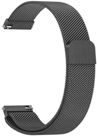 Amzpas klockarmband i rostfritt stål, 22 mm, 20 mm, 19 mm, 18 mm, metall, ersättningsarmband, magnetlås, smartklocka, klockor, ersättningsband för kvinnor och män