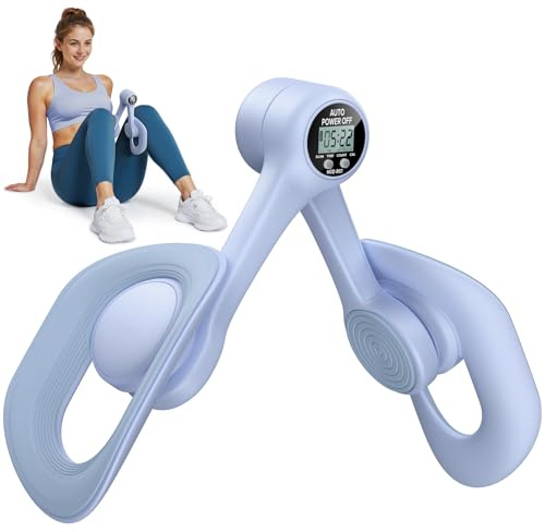 MERACH Thigh Master Thigh Trainer, Pelvic Floor Muscle Trainer, Inner Thigh Exerciser for Home, Pelvic Floor Strengthening Device for Women(Blue)