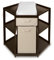 Badger Basket Baby Wickelkommode mit behindern und Korb, Espresso