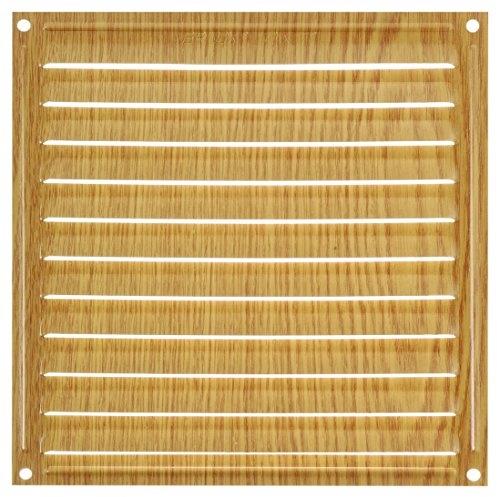 Brinox B70500Y - Rejilla de ventilación (17 x 17 cm) color madera clara