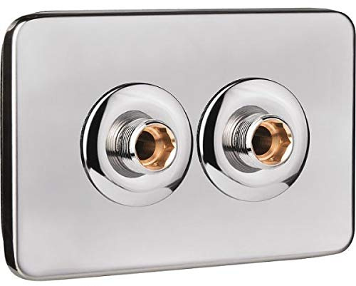 PB tub Plaque de finition inox Sertifix entraxe 55 mm
