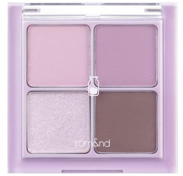 ROMAND Better Than Eyes Milk Series 2 Types Eye Shadow Palette (W01 DRY LAVENDER)