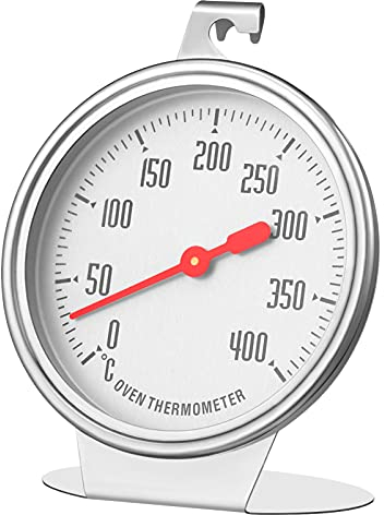 Cabilock Thermomètre Pour Four Acier Inoxydable Lecture Instantanée Contrôle De Température Pour Four Cadran Unique