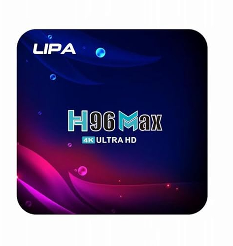 Lipa H96 Max Android TV Box 2-16 GB Android 11 - Streaming Box - IPTV Box - Reproductor multimedia - Decodificador 4K - Aplicaciones a través de Play Store e Internet - WiFi y Ethernet - Sonido Dolby