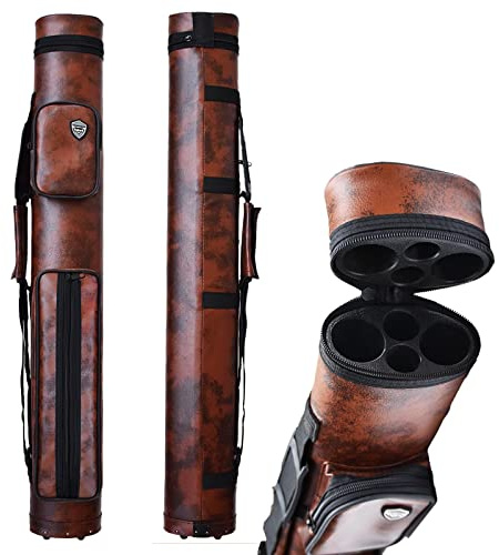 TalveX 2x2 Hard cue case Square Pool Cue Billiard Stick Carrying Case