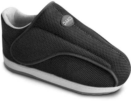 Darco AllRound All-in-One Healing Shoe - NHS Supplied Protective Medical Shoe for Ultimate Comfort - #1 for Post-Op Recovery, Wound Care & Arthritis - Left or Right Foot - Unisex - Black (Medium)