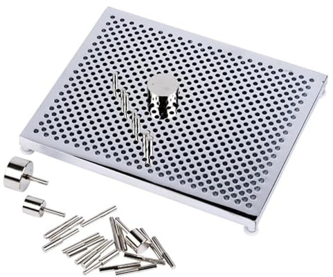 TONXX Plantilla de Alambre de Aluminio, Juego Completo de Herramientas para Hacer Joyas, práctico Kit de Bucle de Alambre, Tablero doblador de Alambre para joyería