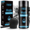 Fibras Capilares, Spray en polvo, Fibras para la de cabello, Fibras Capilares para Cabello Fino, Polvo para el cabello de fibra de calidad profesional Para Hombres y Mujeres, Negro