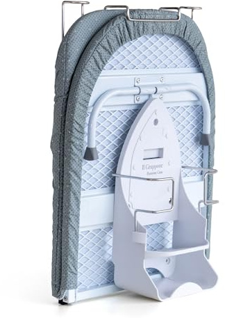 IlGruppone ASSE da Stiro Pieghevole da Tavolo – Compatto, Portatile e Salvaspazio, Perfetto per Casa e Viaggio - Grigio