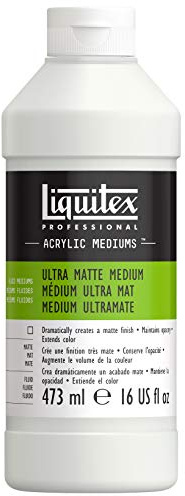 Liquitex Additif - Médium Fluide Ultra Mat Flacon 473ml