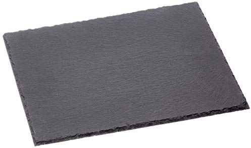 Genware NEV-SLTN-3226 - Plato de pizarra (32 x 26 cm), color natural