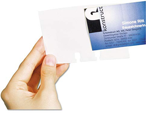 Durable, Business Card Sleeves Extension Set, Standard Cards, 40 Pack
