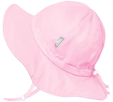 Jan & Jul Chapeau de Soleil Respirant et Ajustable pour Les Filles (M: 6-24 Mois, Rose)