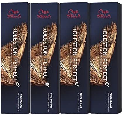 4er Wella Koleston Perfect ME+ 10/38 Hell-Lichtblond Gold Perl 60 ml