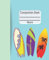 Surfboard Themed Composition Book