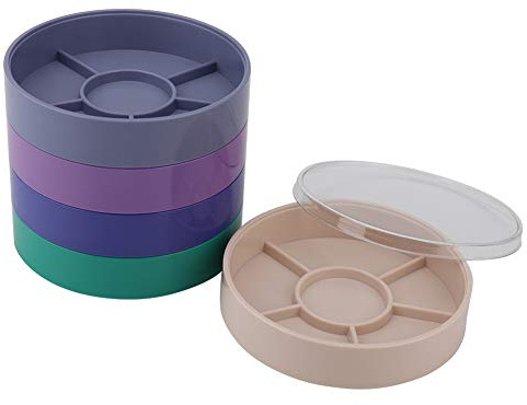Plateau de Montre, Conteneur de Stockage pour Vis à 5 Couches, Boîte Organisatrice d'Outils, Récipient pour Mouvements de Montre et Petites Pièces