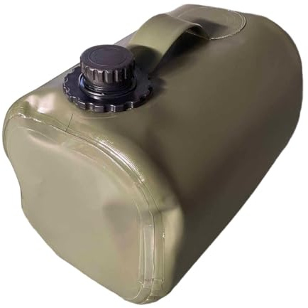 Amagogo Réservoir de Carburant Pliable pour Voiture, Réservoir d'Essence Polyuréthane, Bidon d'Huile Portable Anti-Fuite, Conteneur de Carburant, pour Véhicule, Camping-Car, Activités Outdoor