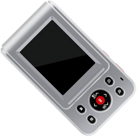 Mejora la cámara digital con doble pantalla LCD y capacidad MP3, cámara digital de alta resolución, fácil de transportar para hombres y mujeres, fotografía multifunción