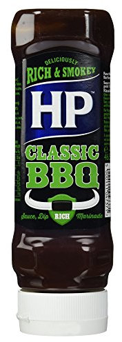 HP BBQ Sauce Classic, Kopfsteher-Squeezeflasche, 400 ml
