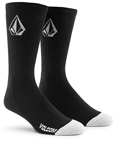 Volcom Herren Full Stone Sock dreier Pack, Black, One Size