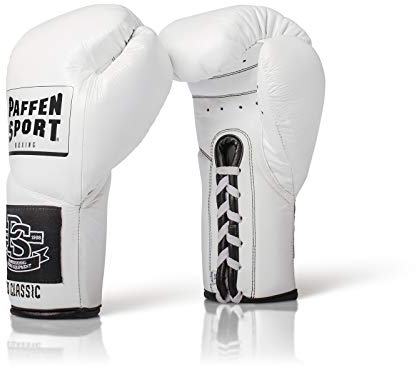 Paffen Sport «Pro Classic» Profi-Boxhandschuhe – weiß – 10UZ – XL