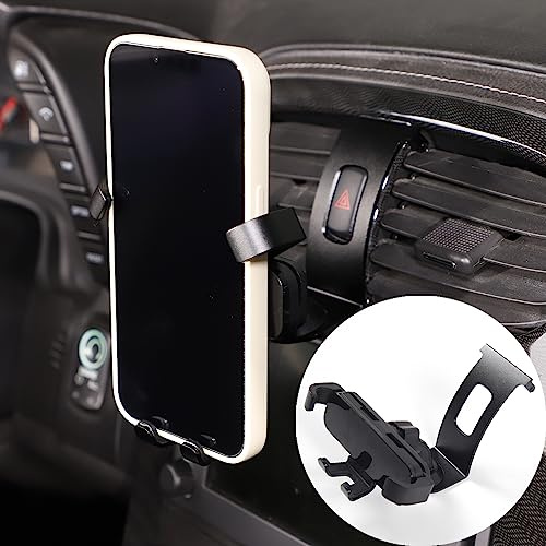 YANER Biltelefonhållare mobiltelefonhållare kompatibel med Chevrolet Corvette C6 2005-2013, mittkonsol luftutlopp instrumentpanel multifunktion navigeringsfäste